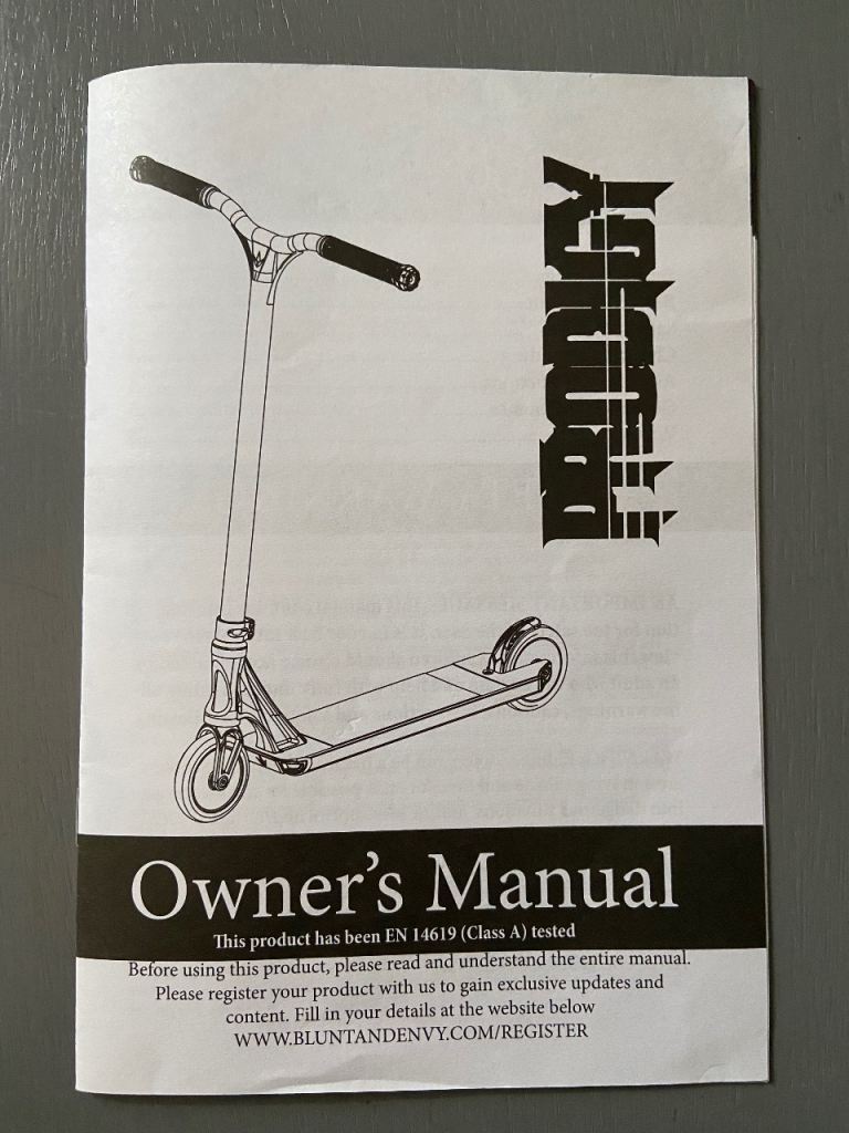 Blunt Prodigy Scooter – Good Condition