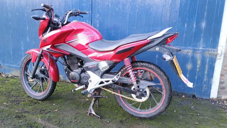 2018 honda cb125-f 125cc long MOT 