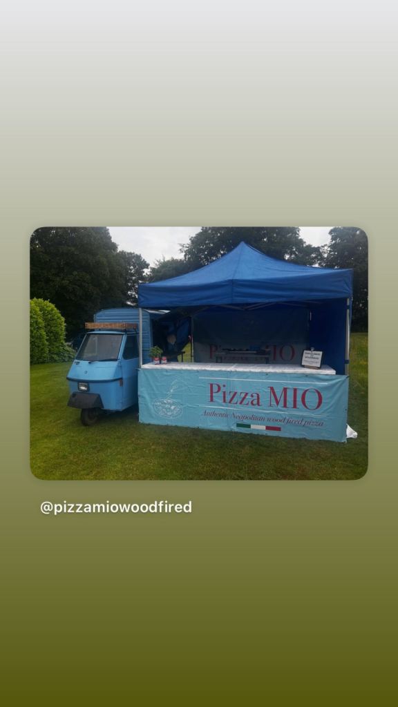 Piaggio Ape wood fired pizza van
