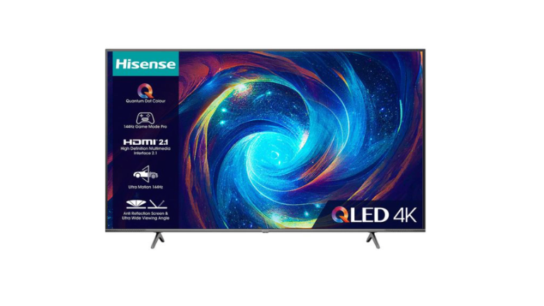 Hisense 55in 55E7KQTUK PRO Smart 4K UHD HDR QLED TV with 144Hz Game Mode Pro (no stand)