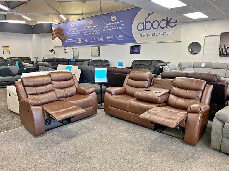 Leather sofa - Roma Pro-Series 3+2 Set | Same-Day Delivery | PAY AFTER INSPECTION 💸