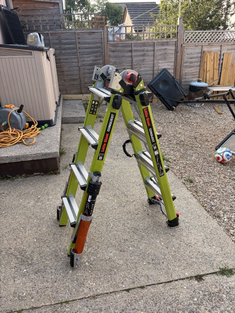 Little Giant Conquest Multi-Purpose Ladder - Good Condition