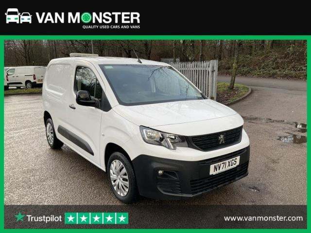 2022 Peugeot Partner 1000 1.5 BlueHDi 100 Professional Prem Van [6 Spd] PANEL VAN DIESEL Manual