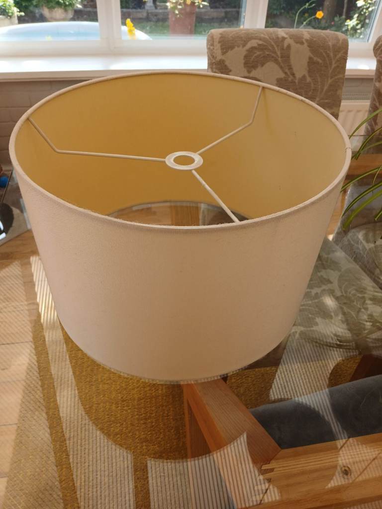 Cream lampshade 