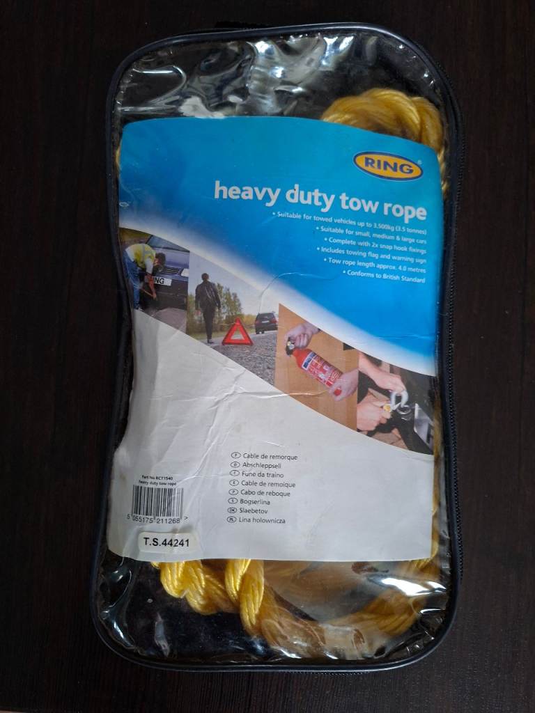 BRAND NEW HEAVY DUTY CAR TOW ROPE 