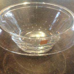 Royal Daulton Glass designer fruit bowl, never been used still has label on it
