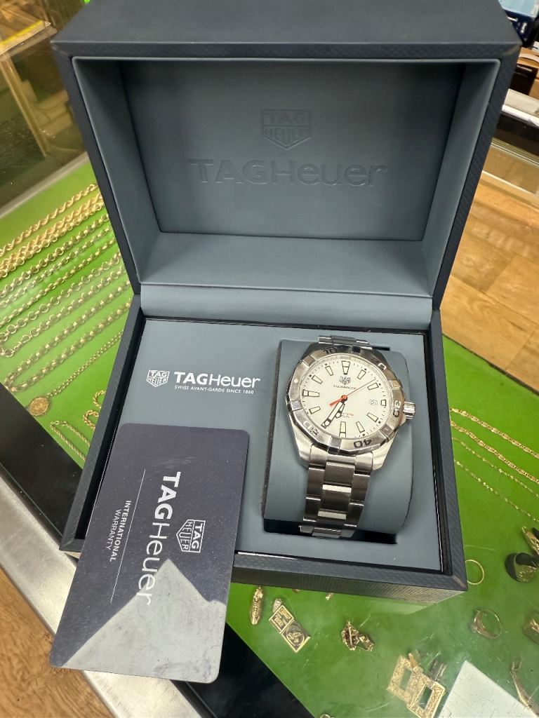 TAG Hurt Aquaracer Chronograph Silver 2015