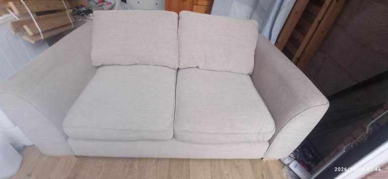 DFfS fabric two seater sofa