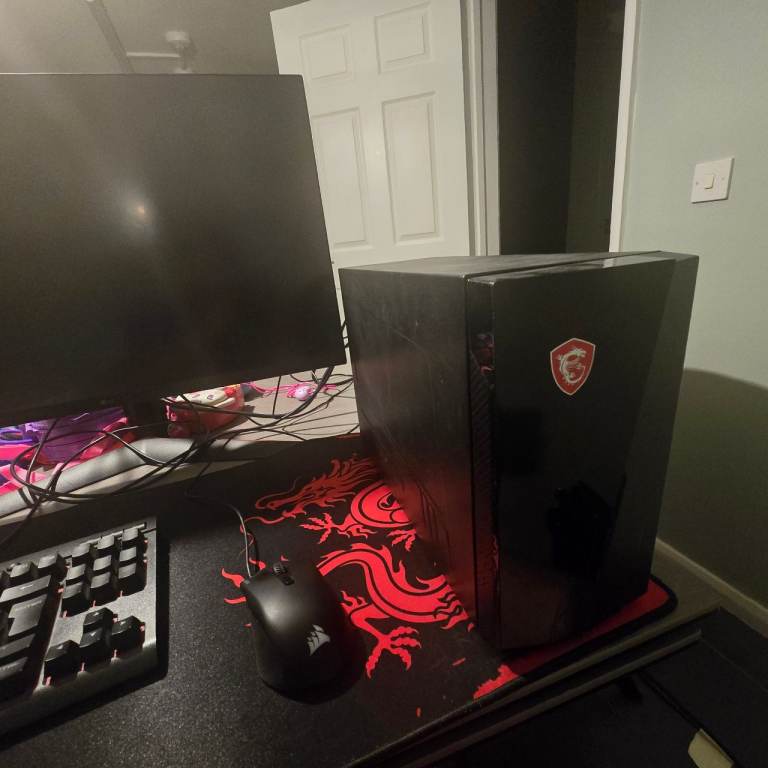 Gaming PC and monitor, 32GB ram i5 9 series GTX1660TI SSD, + 27" 1440p 144hz