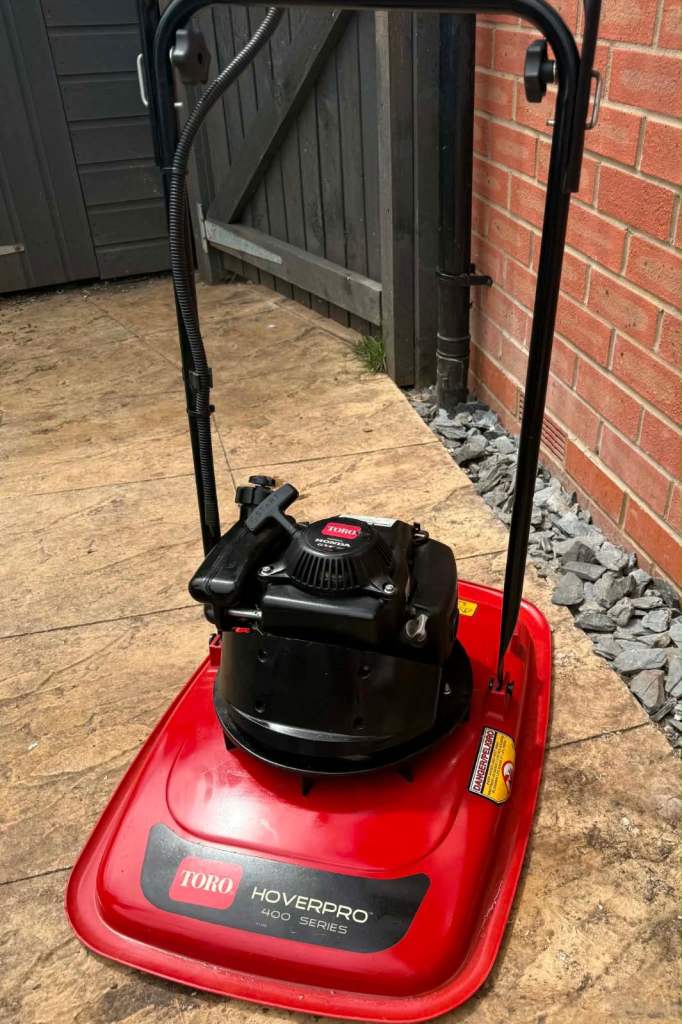 Toro Hoverpro 400 Series Lawnmower – Red, Good Condition