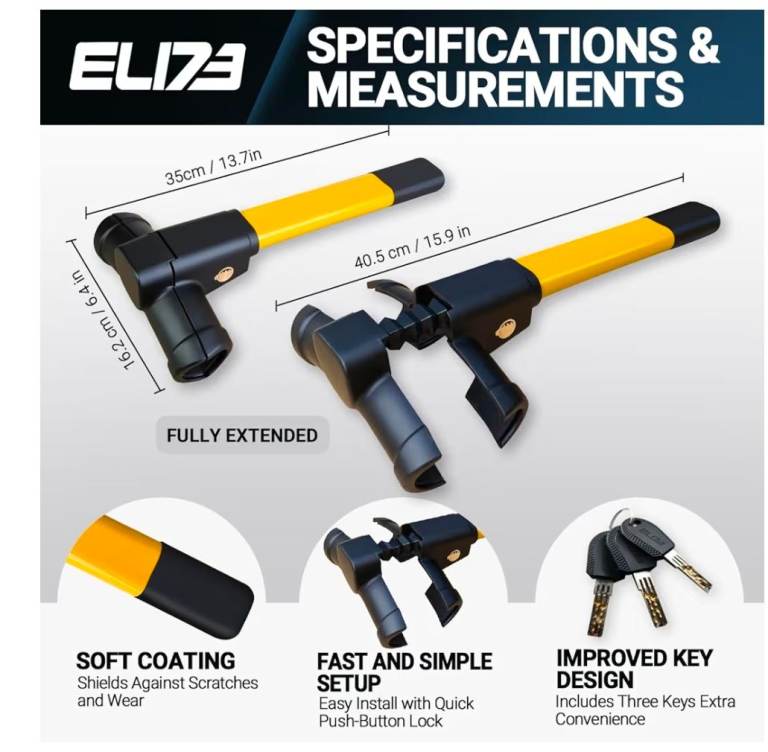 A new Steering Wheel Lock for Cars & Vans - Car 