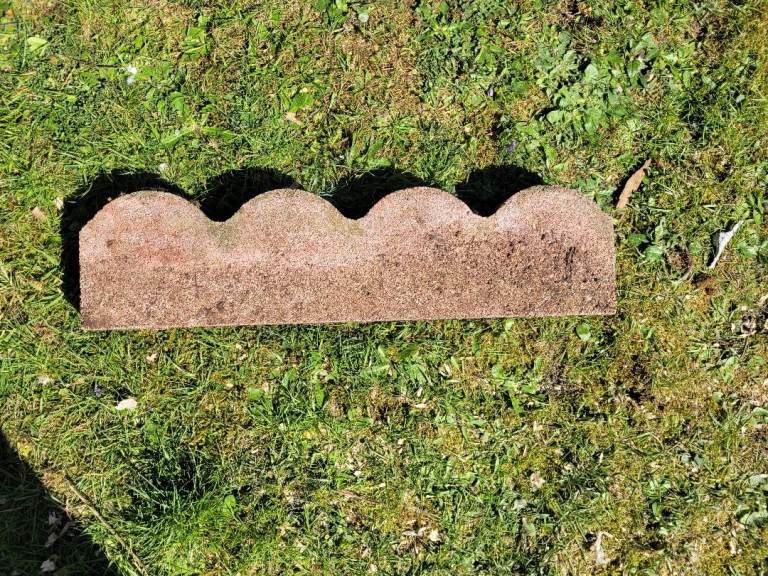 Garden edging stones 