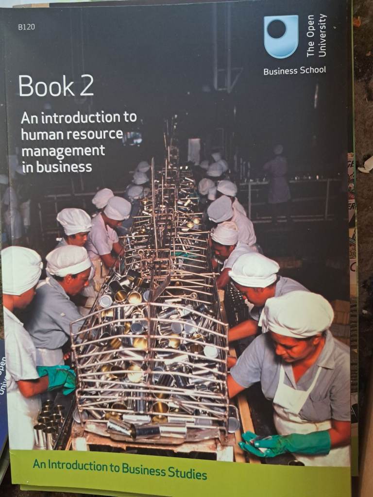 Open University Business studies course books