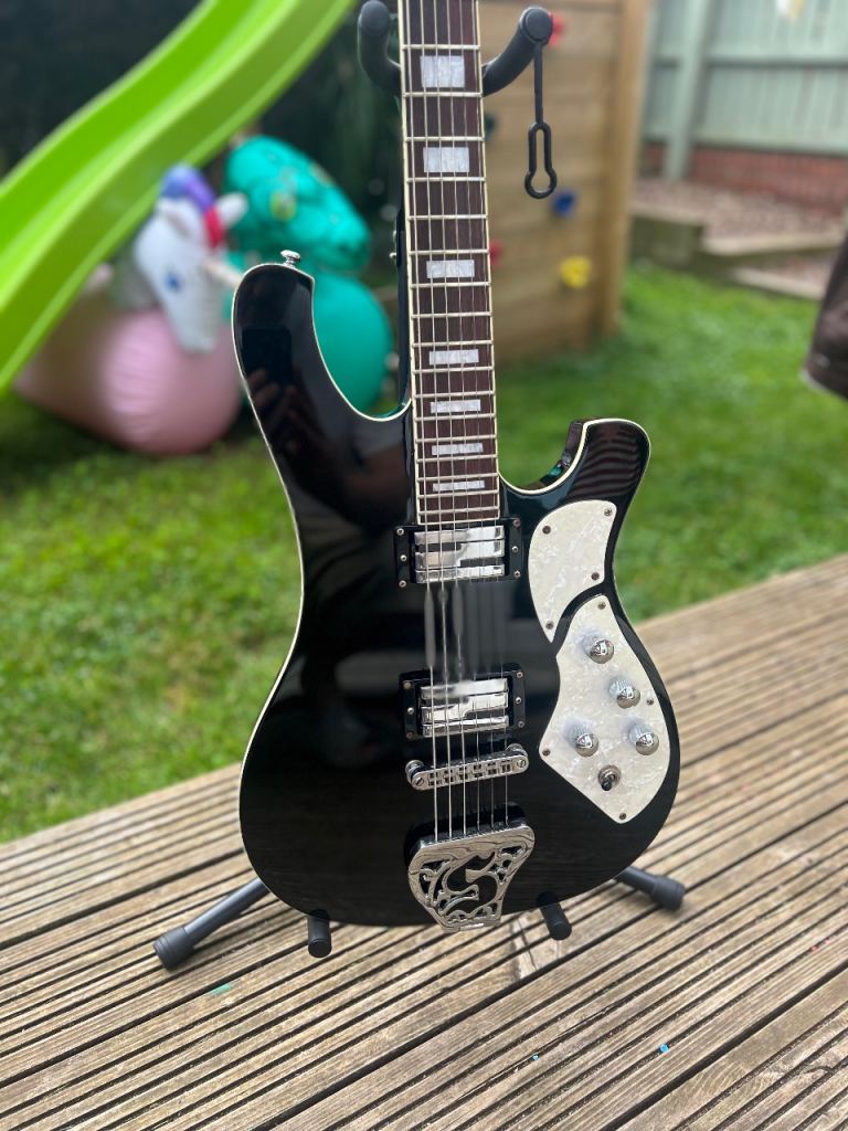 Schecter Stargazer 2010 Black Gloss Upgradec Lace Alumitone Pickups 