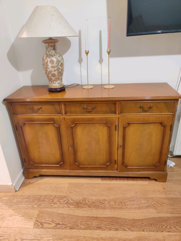 Vintage solid wood side board 