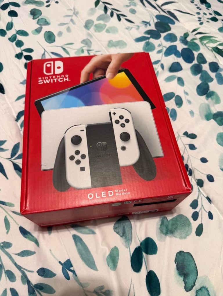 Nintendo Switch OLED Model Console - White, Boxed