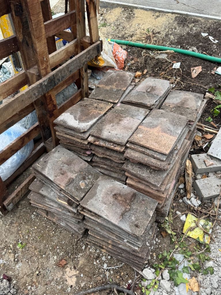 Free Used Redland roof Tiles - Fair Condition