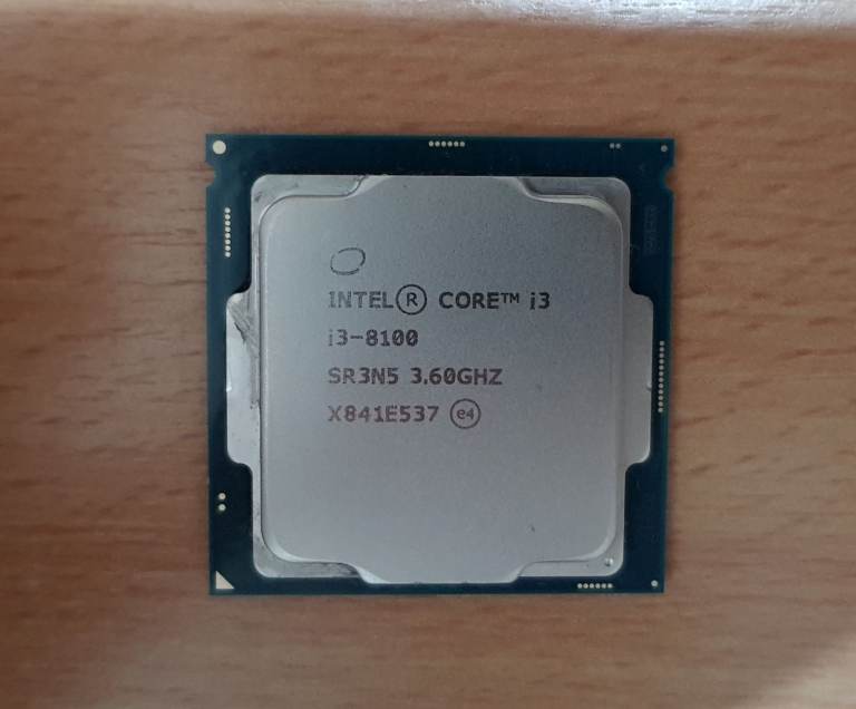 Intel Core i3-8100 CPU Quad Core 4 Thread
