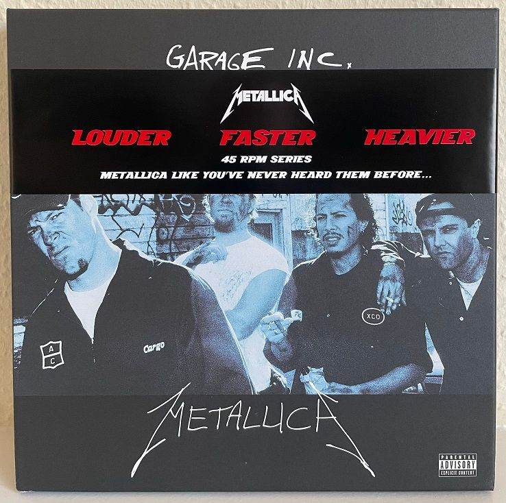 Metallica ‎– Garage Inc. 6× Vinyl, 12", 45 RPM Box Set