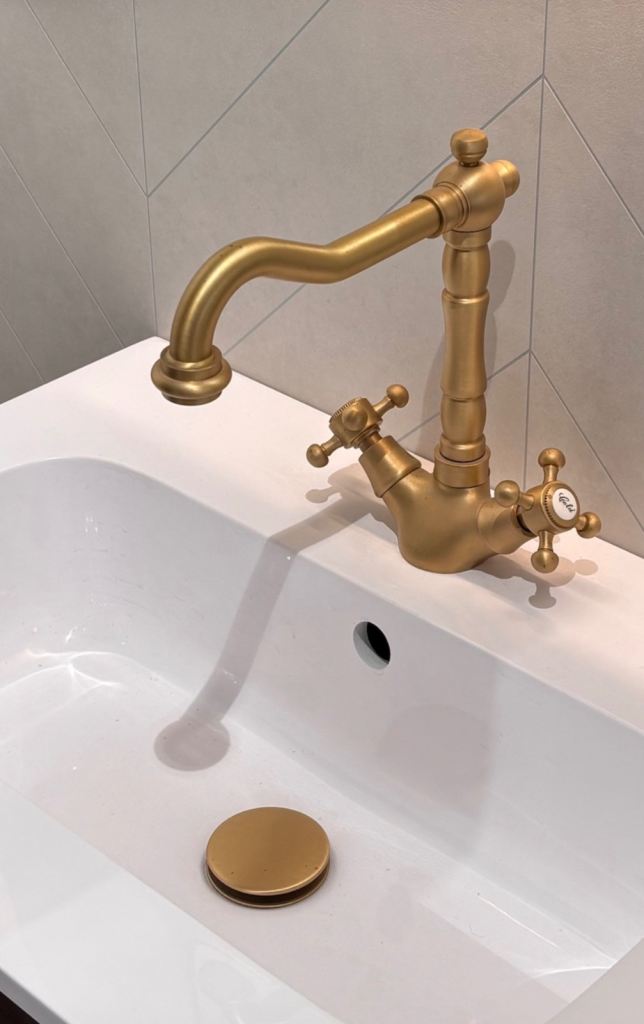 CALYPSO Venicia Basin Tap - Brushed Brass - Ex-display