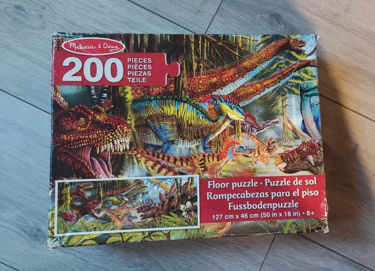 Melissa & Doug 200 piece dinosaur floor puzzle