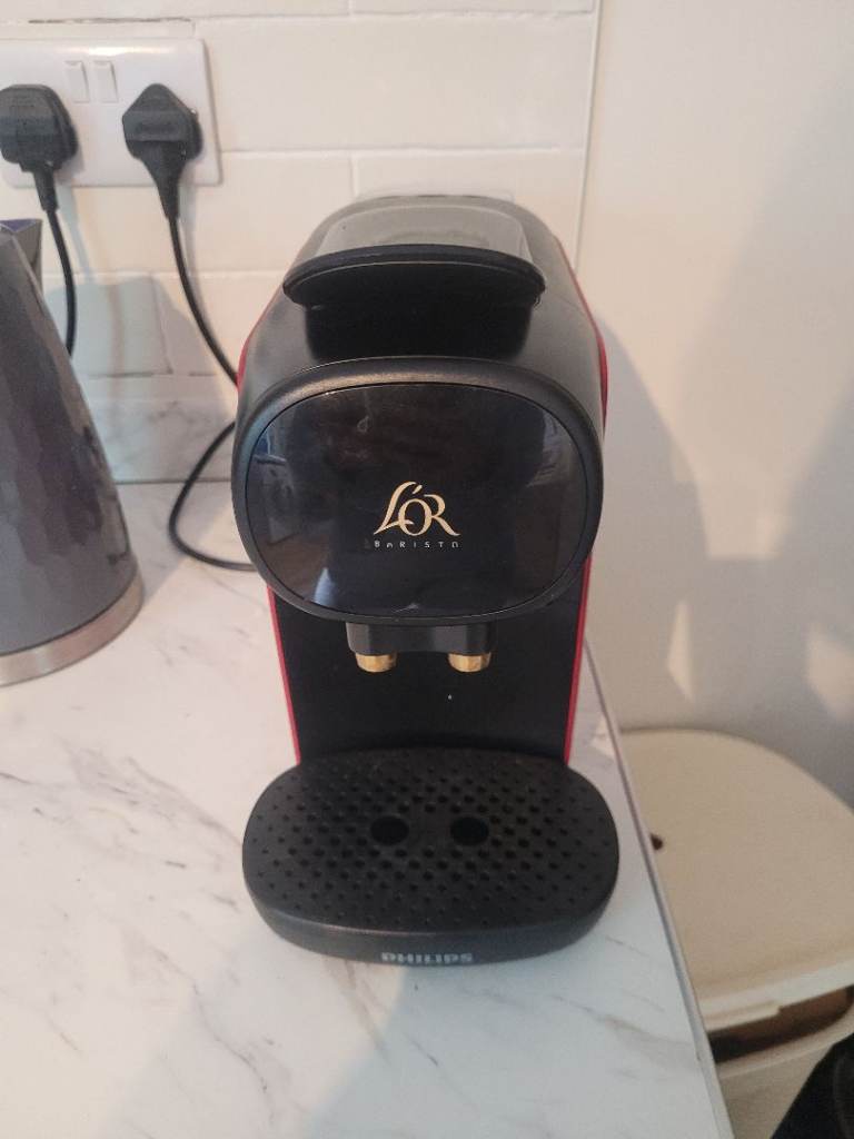 Red LOR Espresso Machine - Almost New Condition