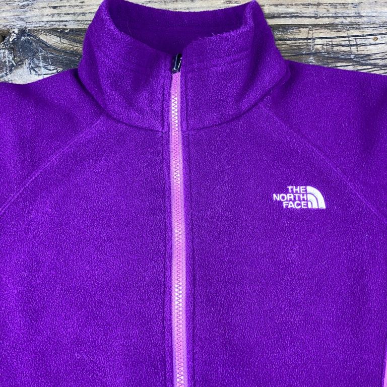 The North Face Women’s Full Zip Fleece Purple Size S Very Good