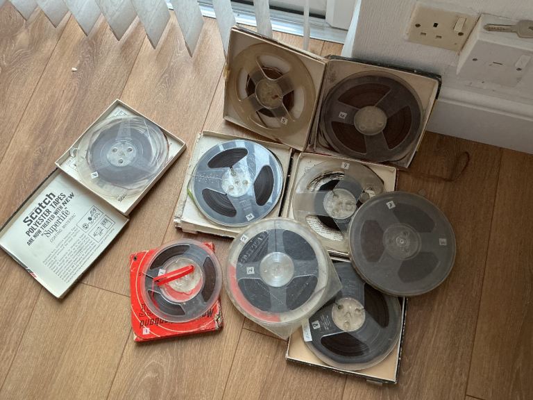 Reel to reel tapes (9 tapes)