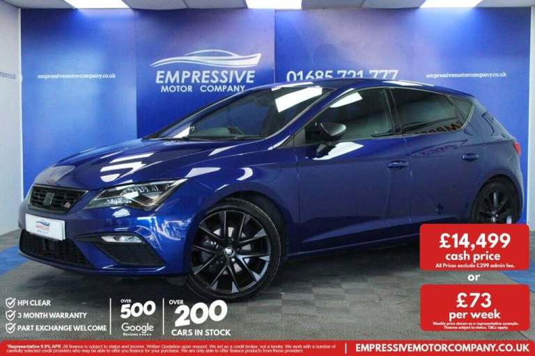 2020 SEAT Leon 1.5 TSI EVO 150 FR Black Edition [EZ] 5dr HATCHBACK PETROL Manual