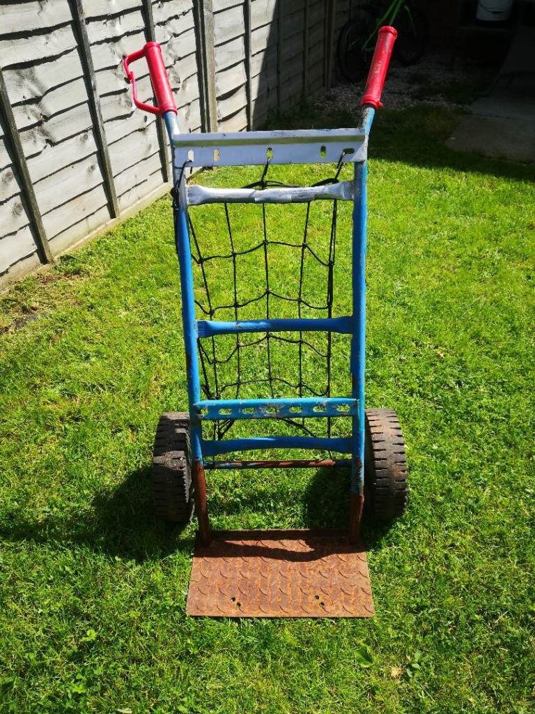 Sturdy Hand Truck / Sack Barrow – Blue Metal, Well Used