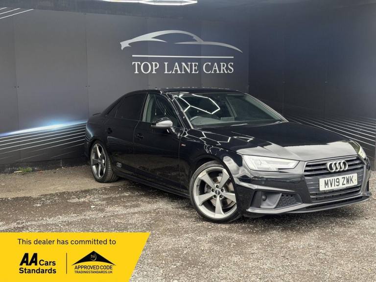 2019 Audi A4 2.0 TFSI 35 Black Edition S Tronic Euro 6 (s/s) 4dr Saloon Petrol Automatic
