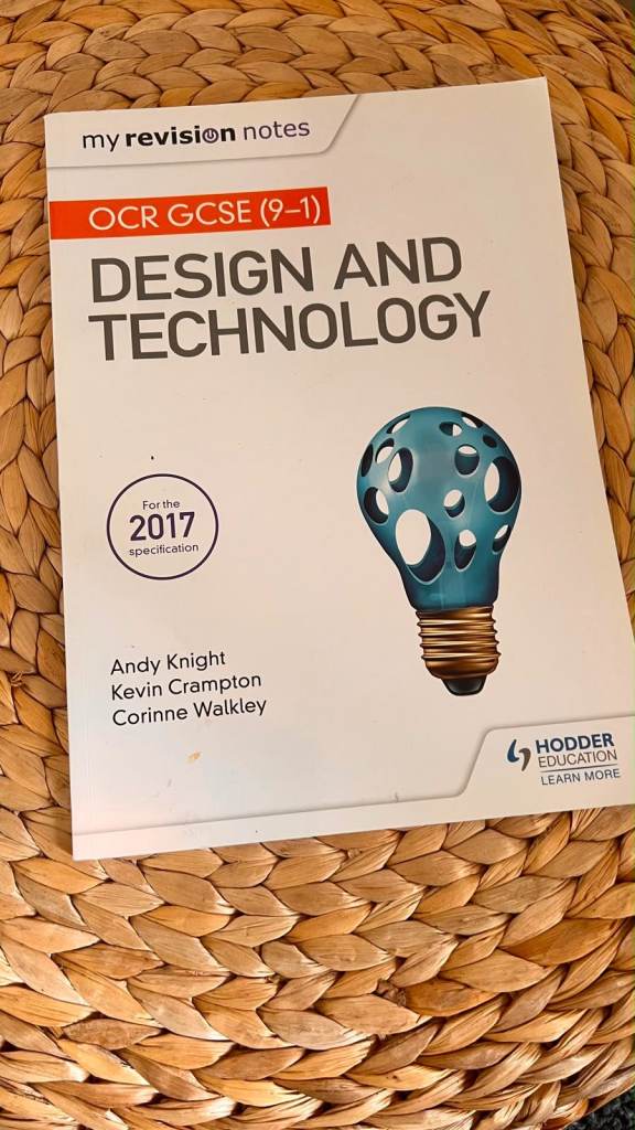 Design and Technology ocr gcse