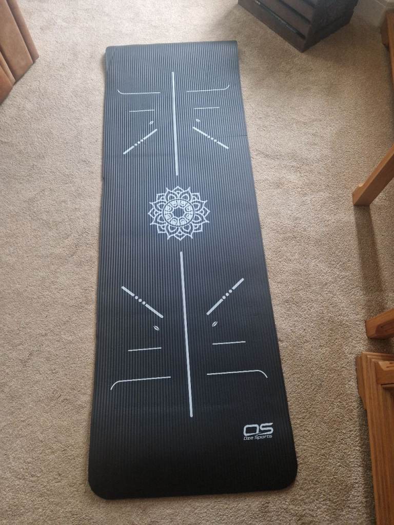 OS Sports Yoga Mat – Black, As Good As New