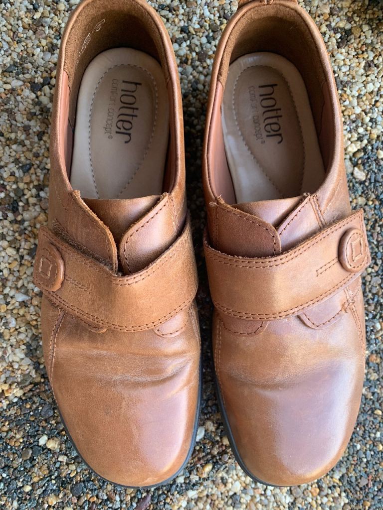 Ladies Hotter As New Tan Shoes Size 7.5