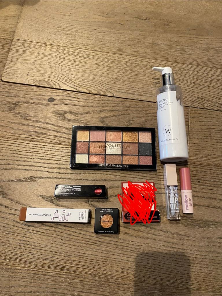 Makeup & Cosmetics 7 Items Bundle - MAC, Rimmel, Max Factor, Revolution