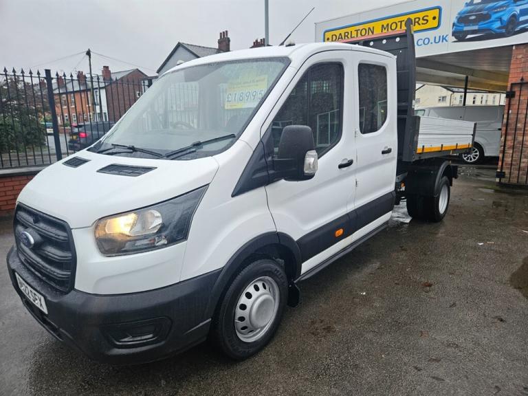 2022 Ford Transit 350 LEADER C/C ECOBLUE CREWCAB (NO VAT)* New wetbelt * Chassis Cab Diesel Manual