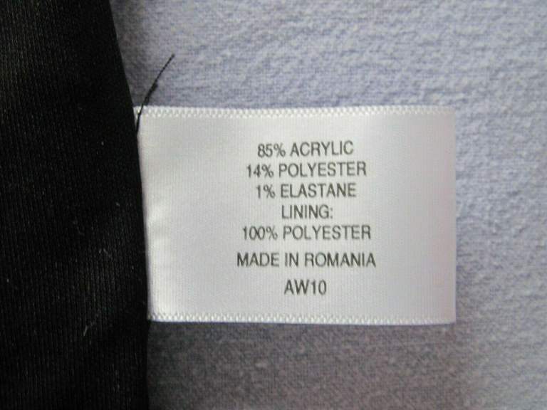 Dress in geometric square pattern in black and grey by Country Casuals.