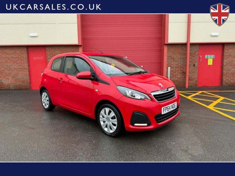 2014 Peugeot 108 1.0 Active 3dr HATCHBACK PETROL Manual