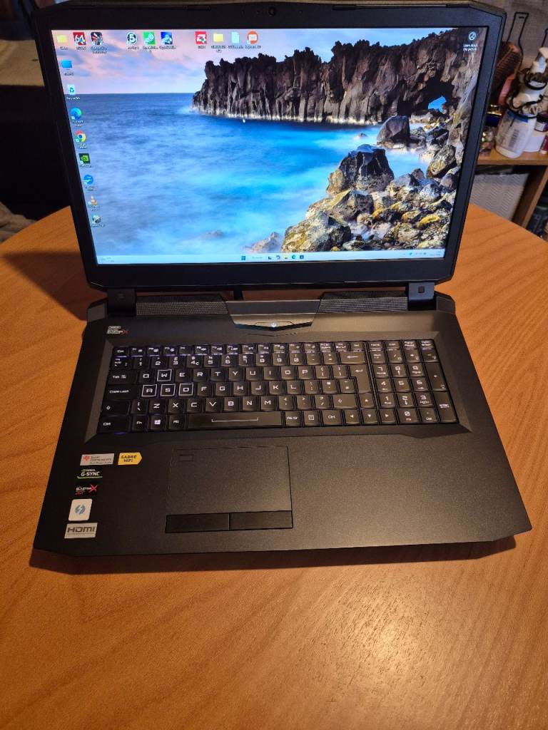 Gaming Laptop Clevo P775TM1 17.3" 144Hz Intel i9-9900K/RTX2080/32GB RAM/1TB SSD/Windows 11