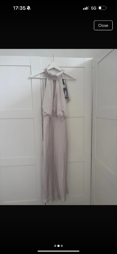 New look brand new satin dress size 8
