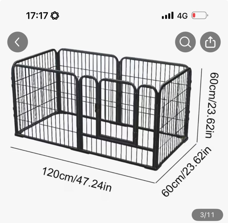 Metal Dog Crate 