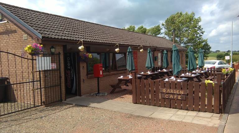 FREEHOLD SHOP WITH CAFE & LAND FOR SALE IN SCOTLAND OR CONVERSION TO FAST FOOD OR RESTAURANT