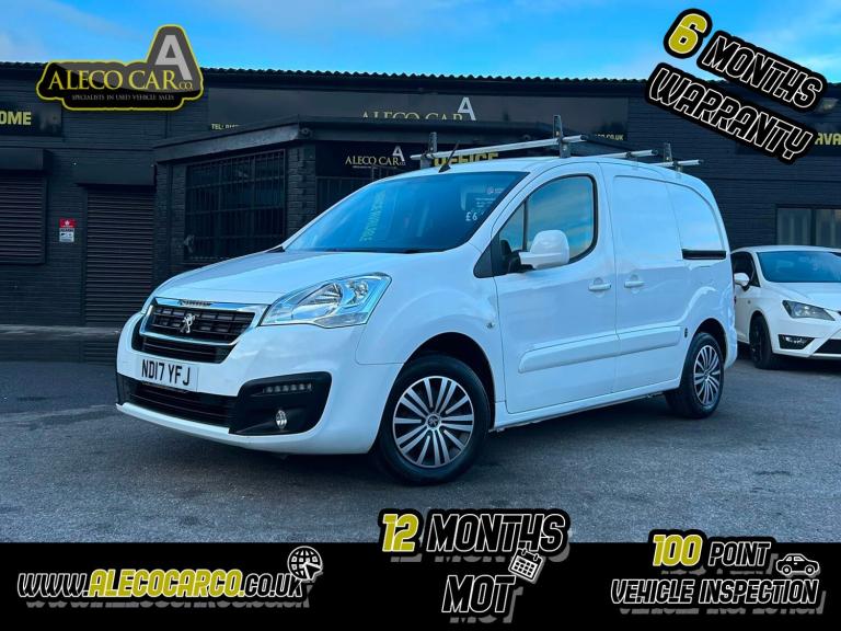PEUGEOT PARTNER 1.6 BlueHDi 651 Professional White Manual Diesel 2017
