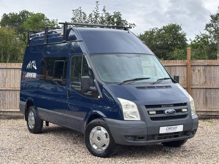 2011 Ford Transit 2.4 TDCi 140BHP High Roof 4x4 Camper Van Blue Crew 6 Seats MK7