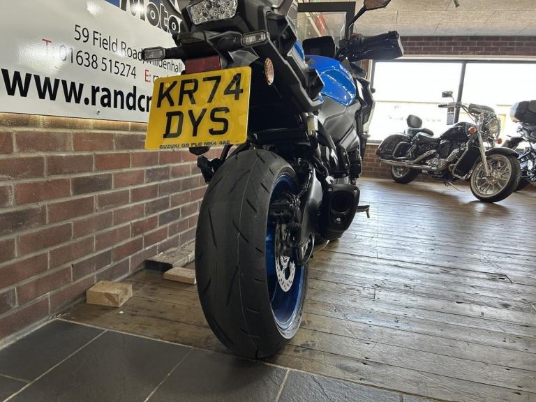 Suzuki GSX-S1000GX+ , Triton Blue with Panniers