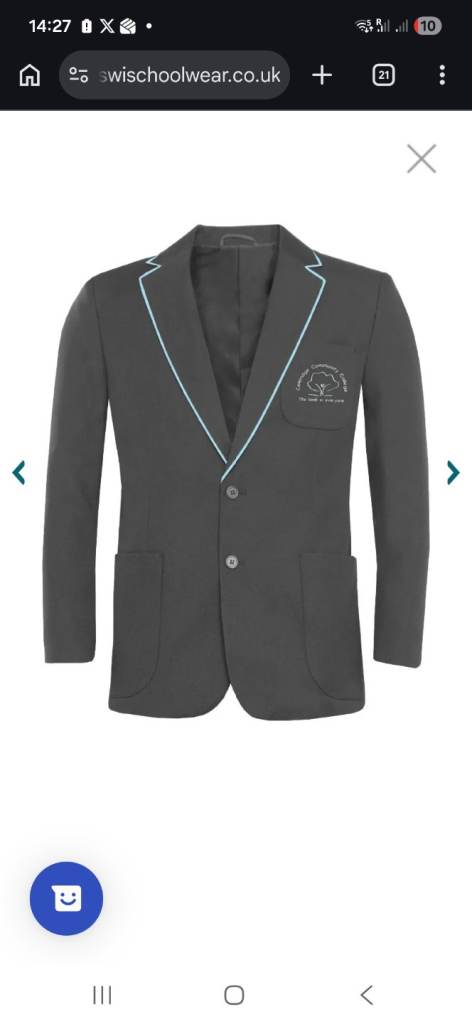 Coleridge community college school jacket 