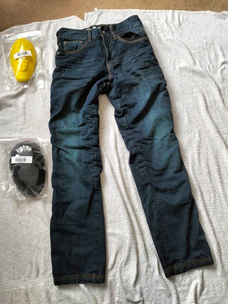 Bull-It Mens  SR6 CE Mens Denim Motorcycle Jeans Blue 28" W Leg 31" Inc new armour 