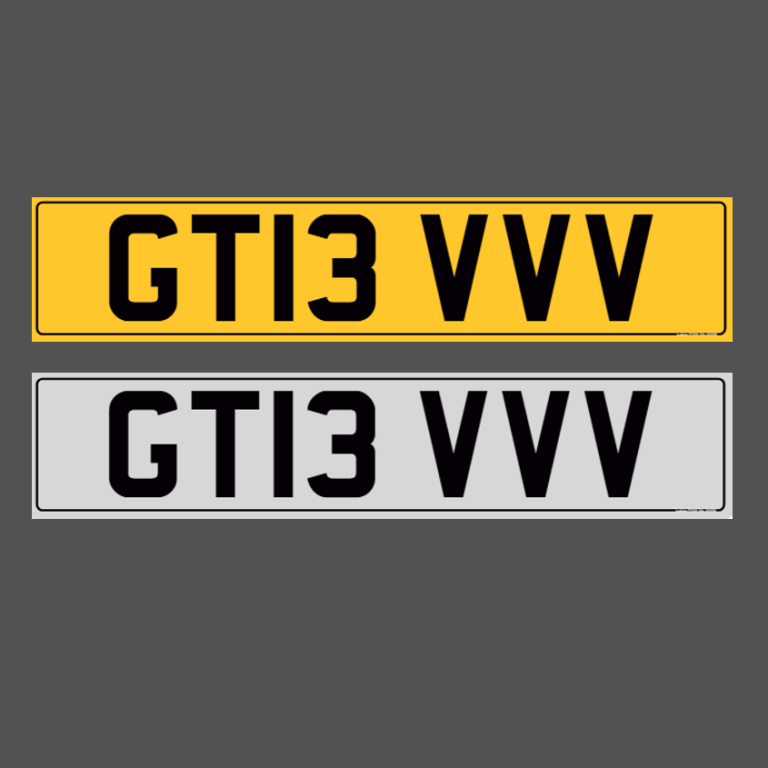 VW Golf GTI - Cherished Registration Number Plate