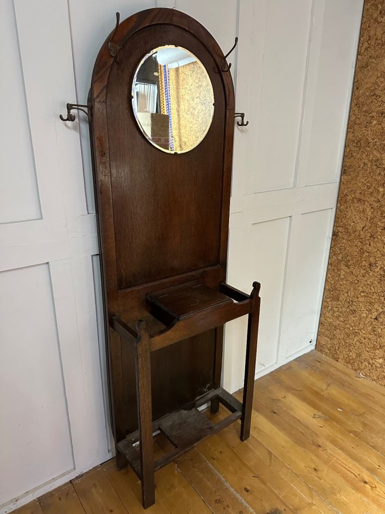 Old Wooden Hall Stand