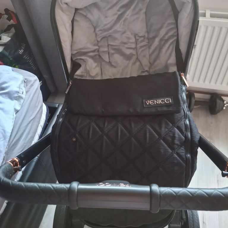 Next to me crib and 3in1 pram car seat and buggy in one